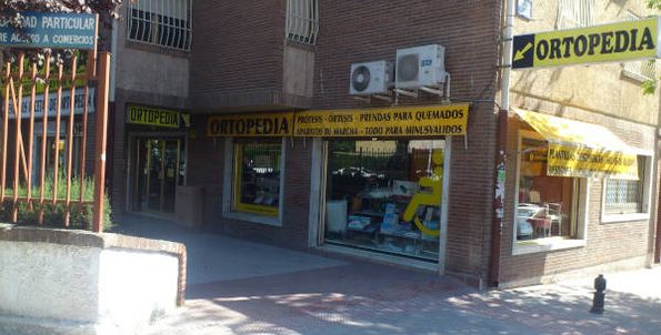 Fachada de ortopedia Mayor en Granada