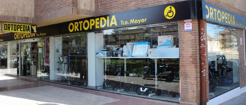 Fachada de ortopedia Mayor en Granada